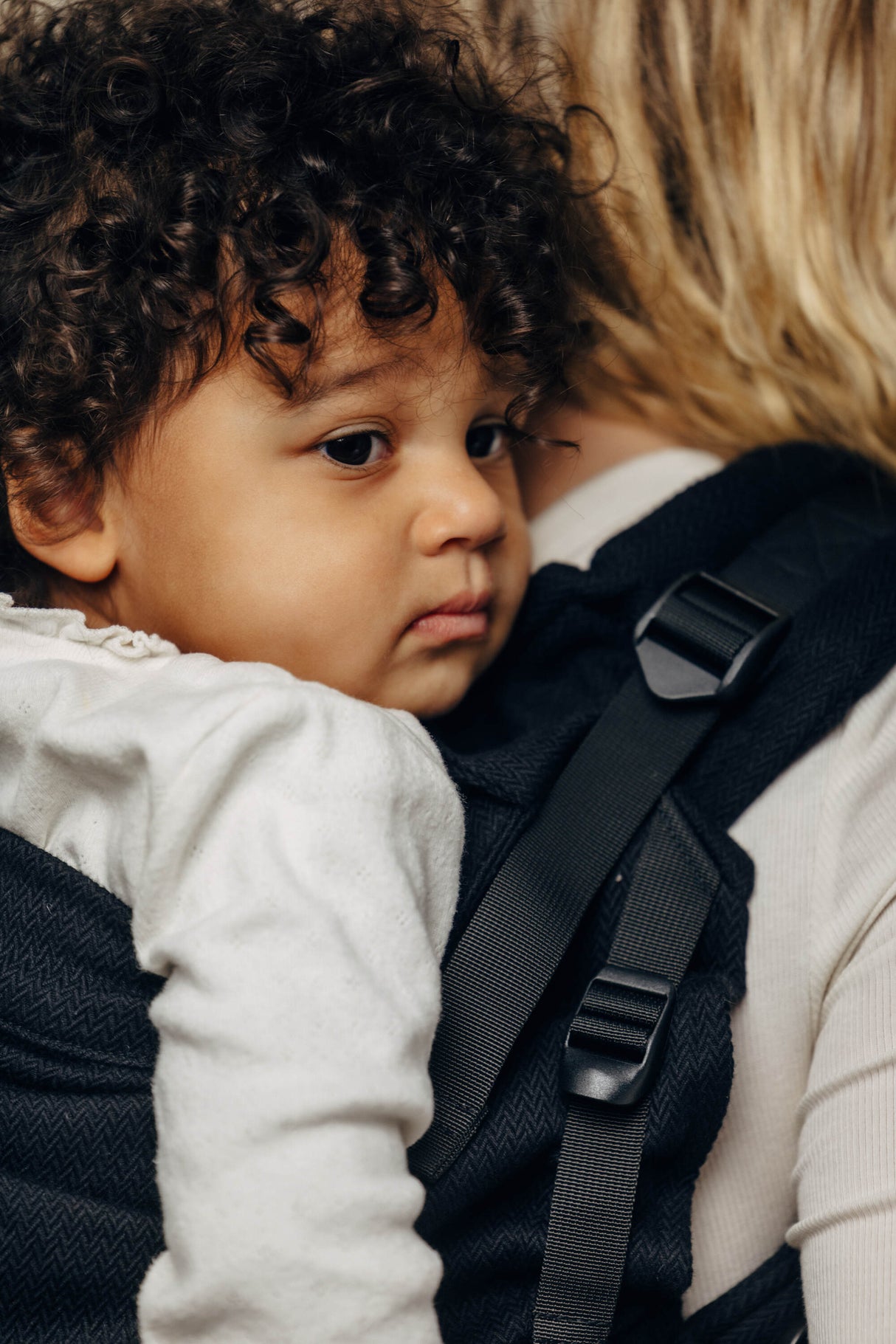 LennyLamb LennyPreschool Portabebés para Niños Pequeños - Pequeño Espiga Ébano Black