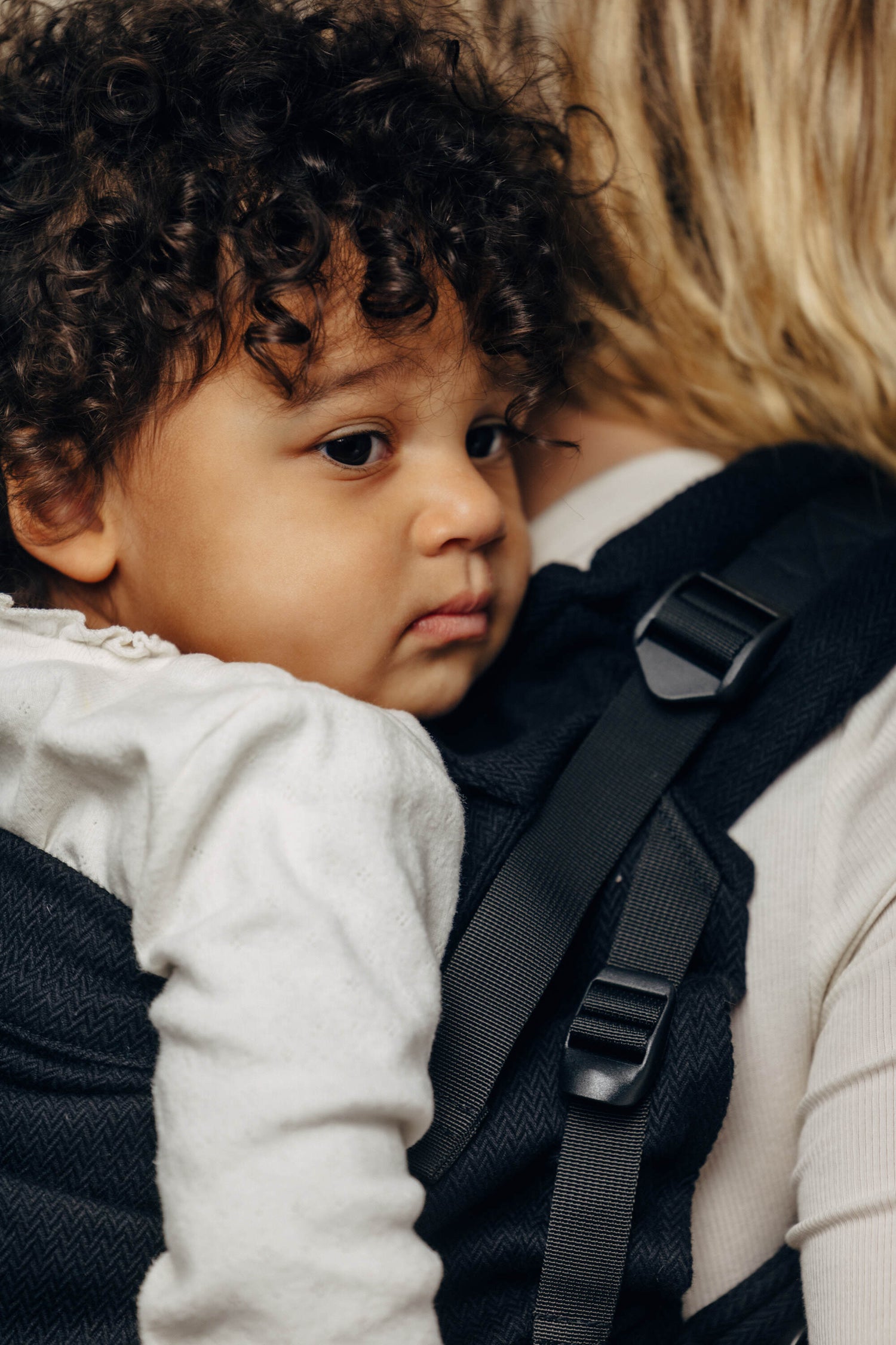LennyLamb LennyPreschool Portabebés para Niños Pequeños - Pequeño Espiga Ébano Black