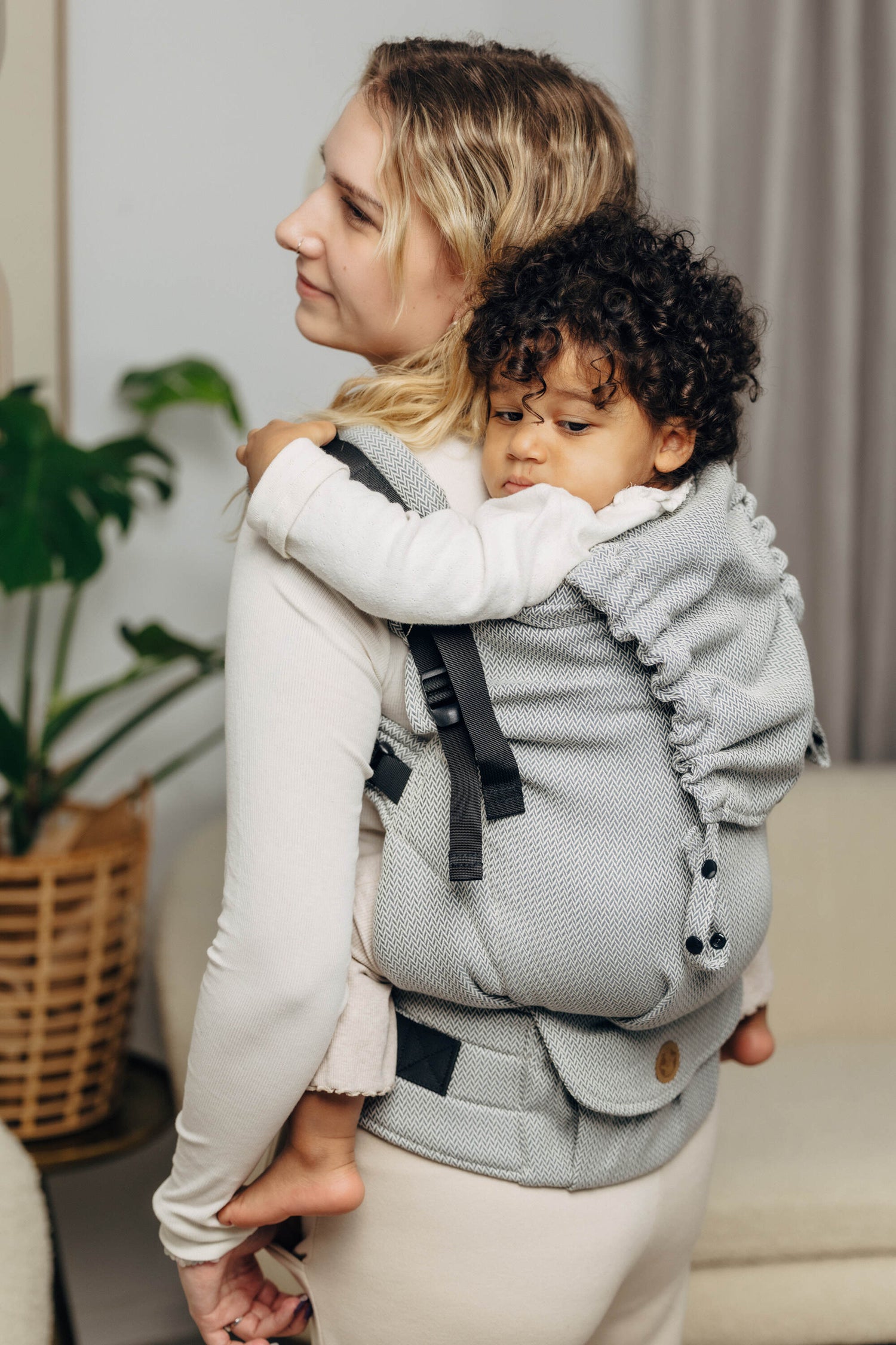 LennyLamb LennyPreschool (up to 30kg) - Little Herringbone Grey