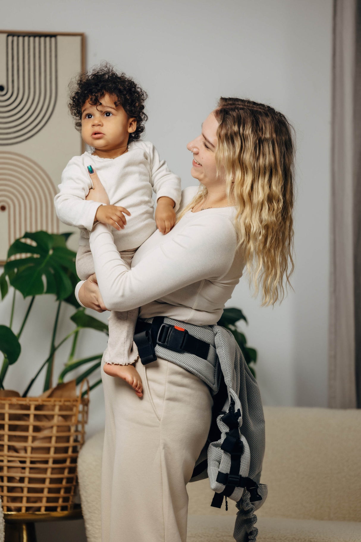 LennyLamb LennyPreschool (up to 30kg) - Little Herringbone Grey