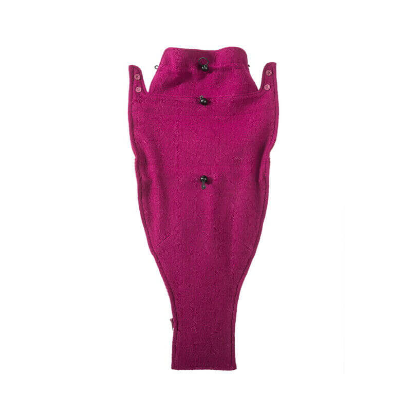 Shop Mamalila Mamalila Hooded Babywearing Coat Vienna - Berry at Babymaxi