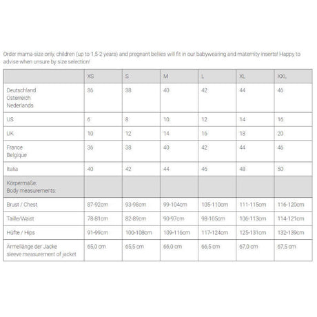 Shop Mamalila Mamalila Hooded Babywearing Coat Vienna - Anthracite at Babymaxi