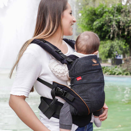 Shop Manduca Manduca XT - Denim Black Toffee at Babymaxi