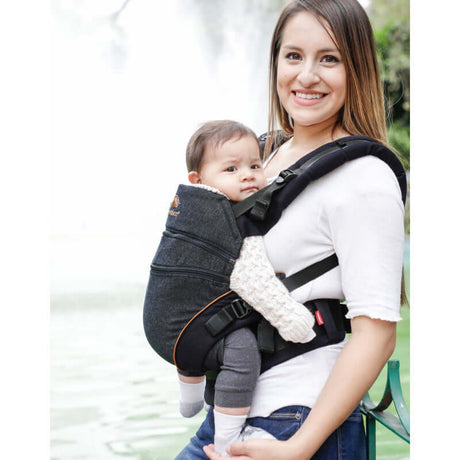 Shop Manduca Manduca XT - Denim Black Toffee at Babymaxi