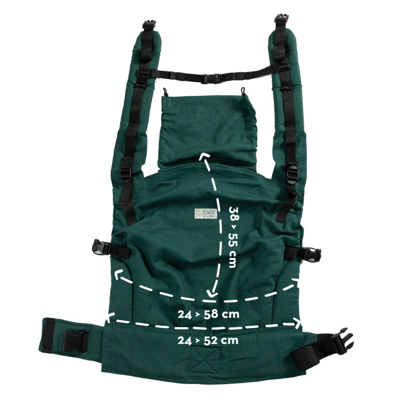 Shop Isara Isara Preschooler - Evergreen Linen at Babymaxi