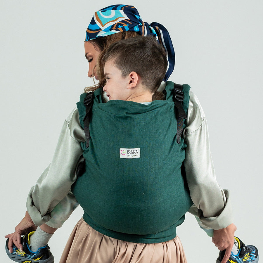 Shop Isara Isara Preschooler - Evergreen Linen at Babymaxi