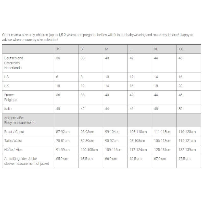 Shop Mamalila Mamalila Softshell Babywearing Jacket Allrounder - Navy at Babymaxi