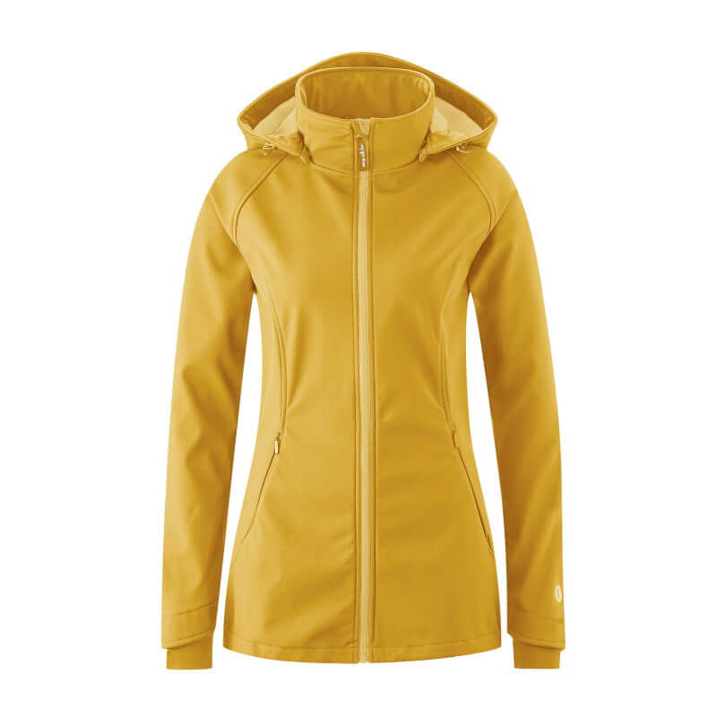 Shop Mamalila Mamalila Softshell Babywearing Jacket Allrounder - Mustard at Babymaxi