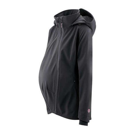 Shop Mamalila Mamalila Softshell Babywearing Jacket Allrounder - Black at Babymaxi