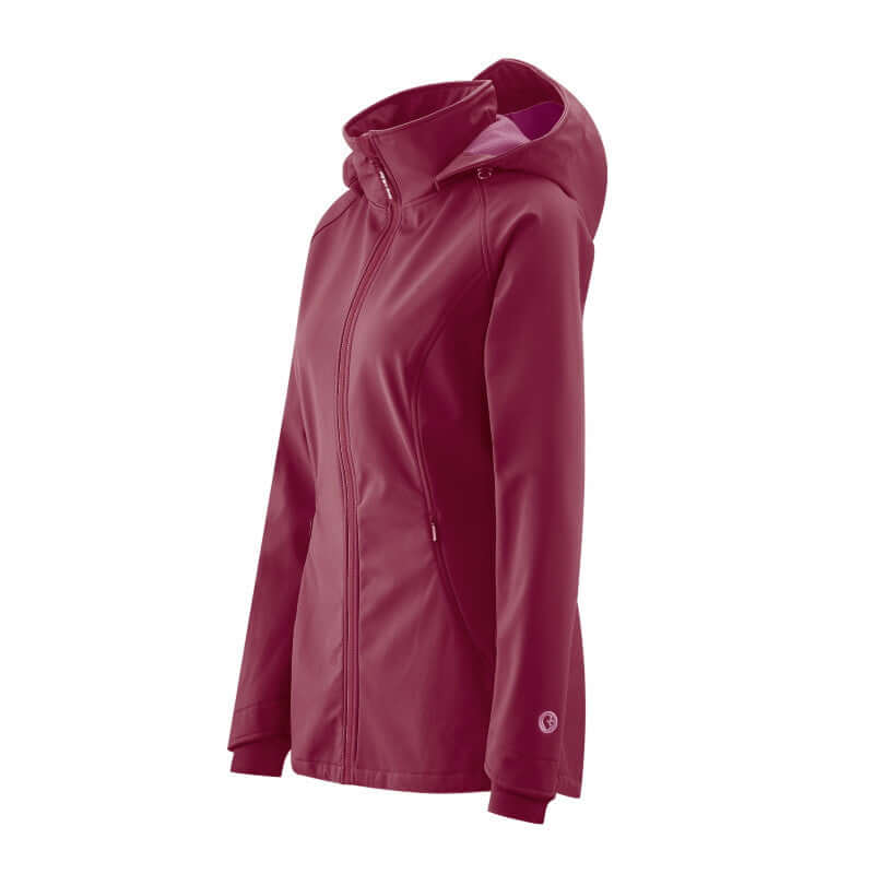 Shop Mamalila Mamalila Softshell Babywearing Jacket Allrounder - Berry at Babymaxi