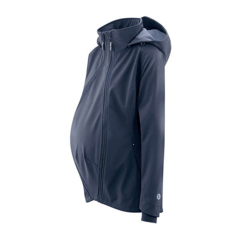 Shop Mamalila Mamalila Softshell Babywearing Jacket Allrounder - Navy at Babymaxi