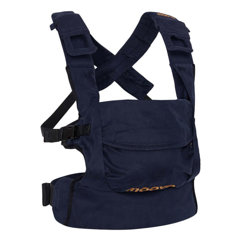 Moova bæresele - Blueberry Blue baby carrier, ergonomic design, adjustable straps | Babymaxi