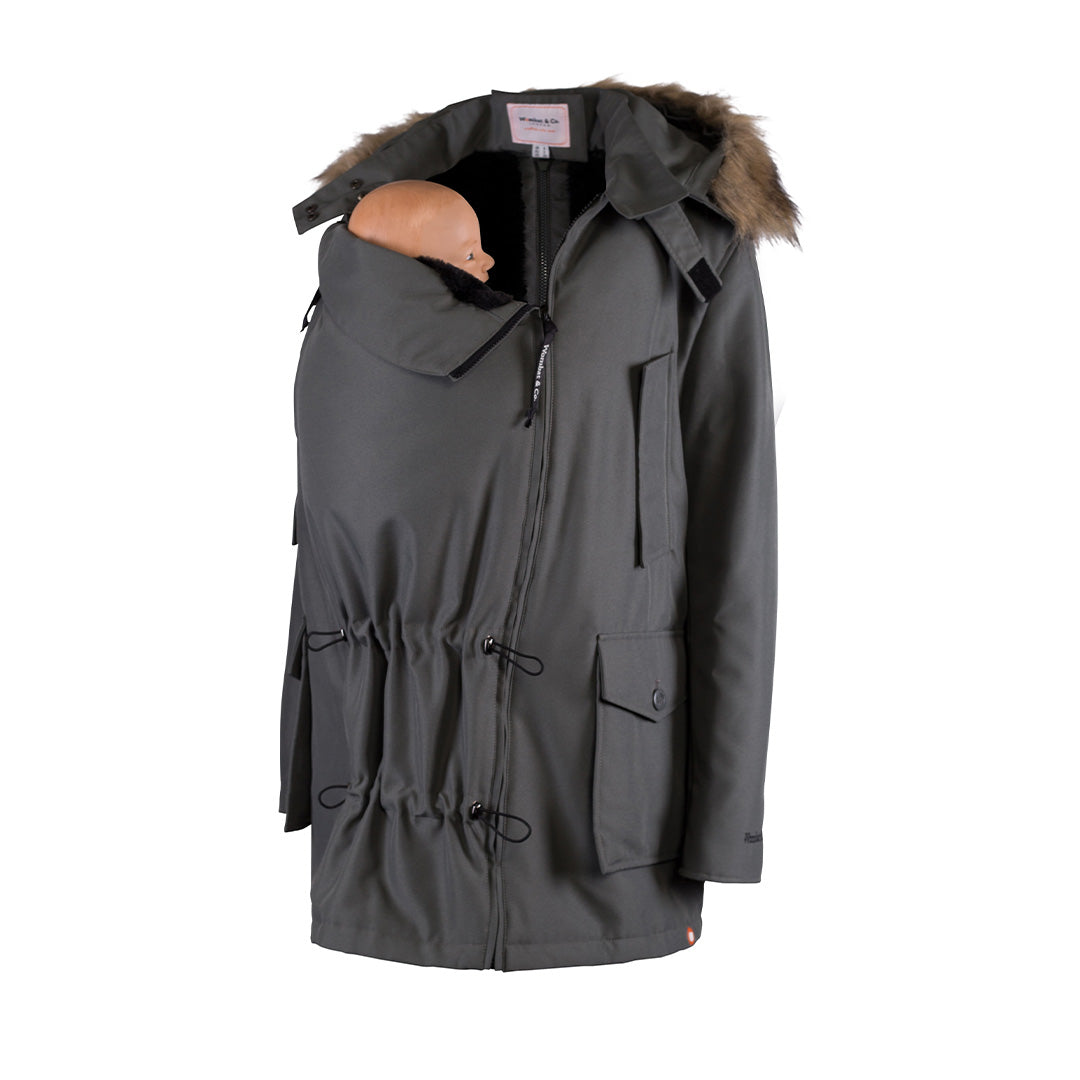 Wombat & Co. London - Manteau de Portage Bandicoot pour hommes - Black