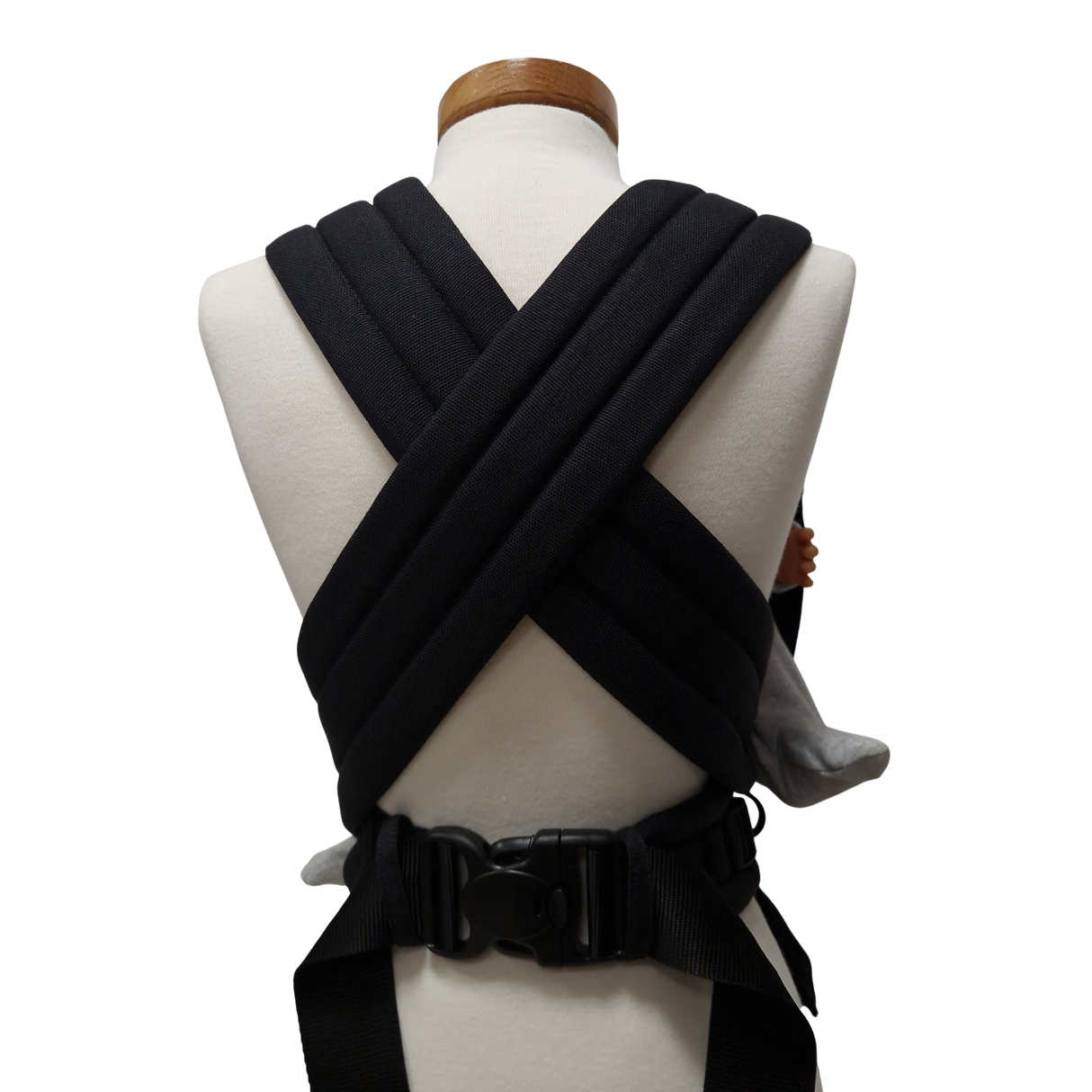 Storchenwiege Talemo Half-Buckle Porte-bébé - Black