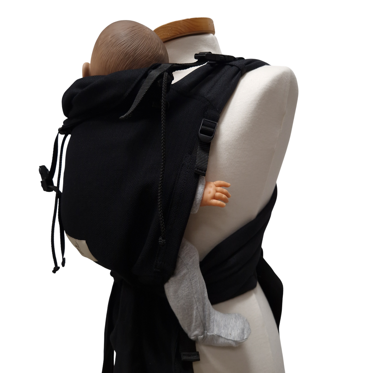 Storchenwiege Talemo Half-Buckle Porte-bébé - Black