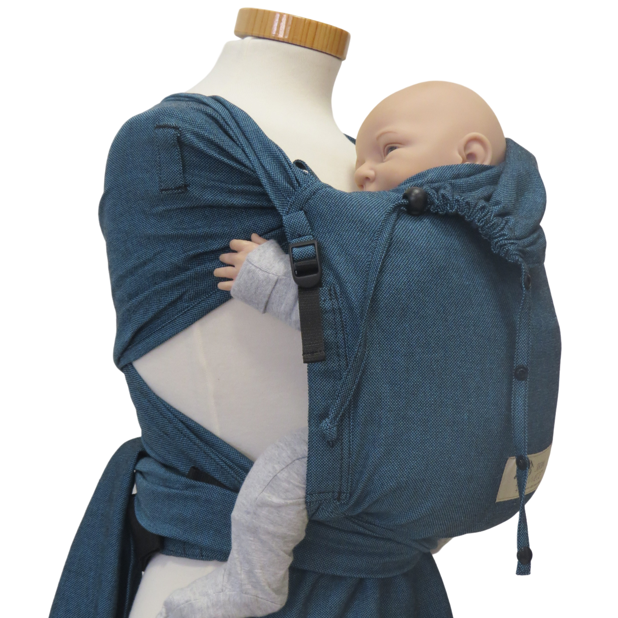 Storchenwiege Wrap Porte-bébé - Turquoise