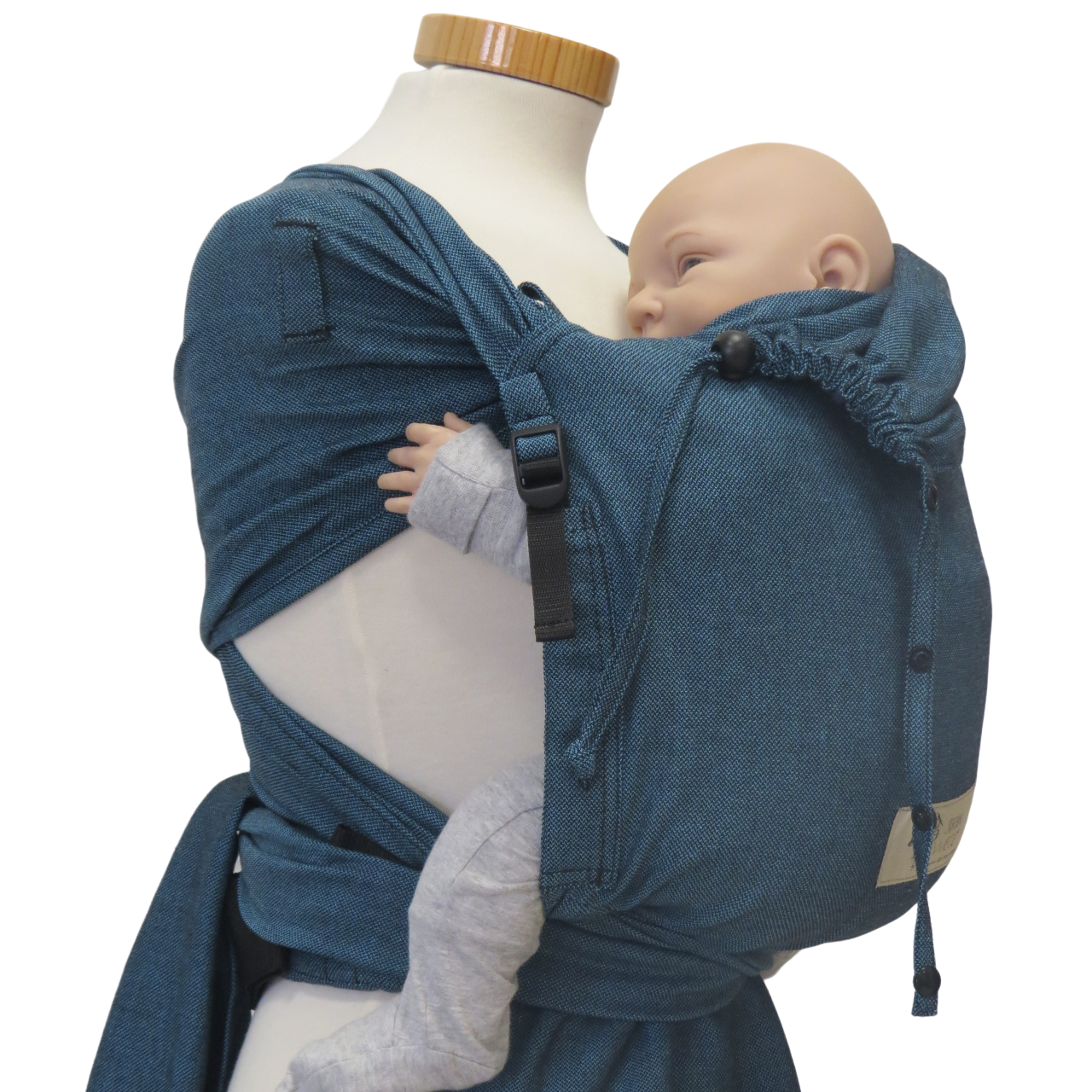 Storchenwiege Wrap Porte-bébé - Turquoise