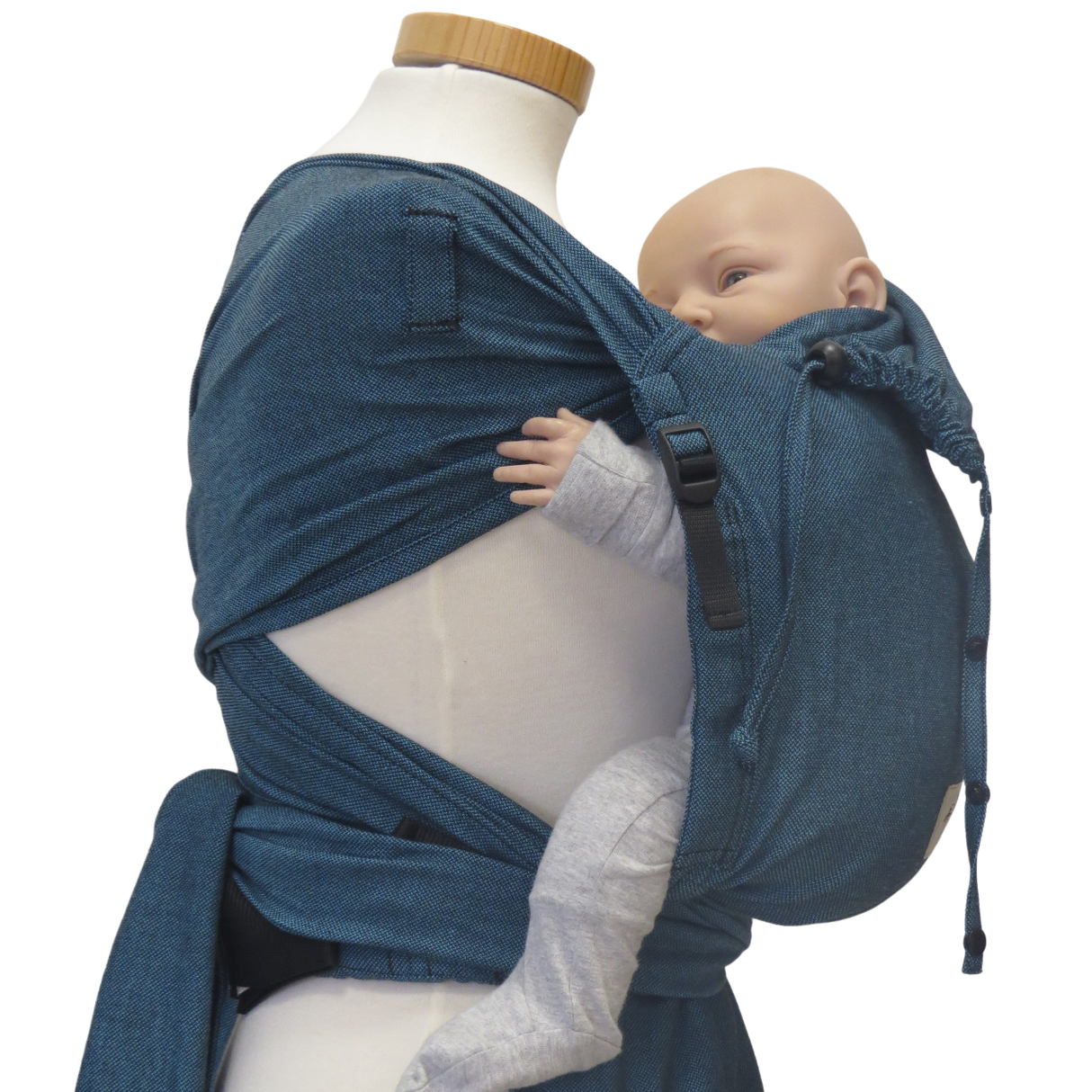 Storchenwiege Wrap Porte-bébé - Turquoise