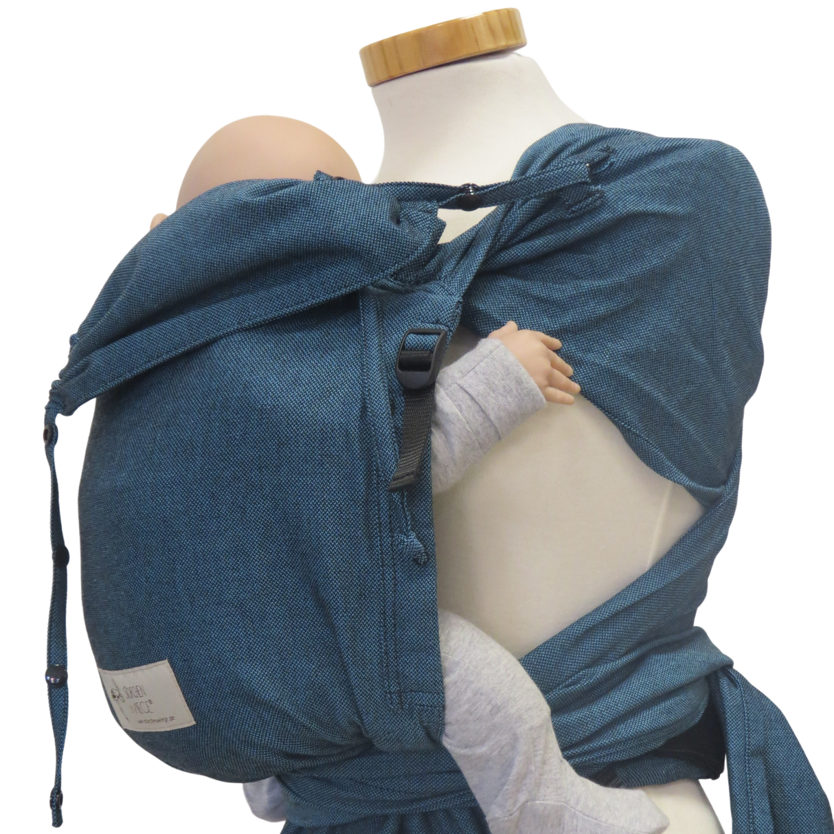 Storchenwiege Wrap Porte-bébé - Turquoise