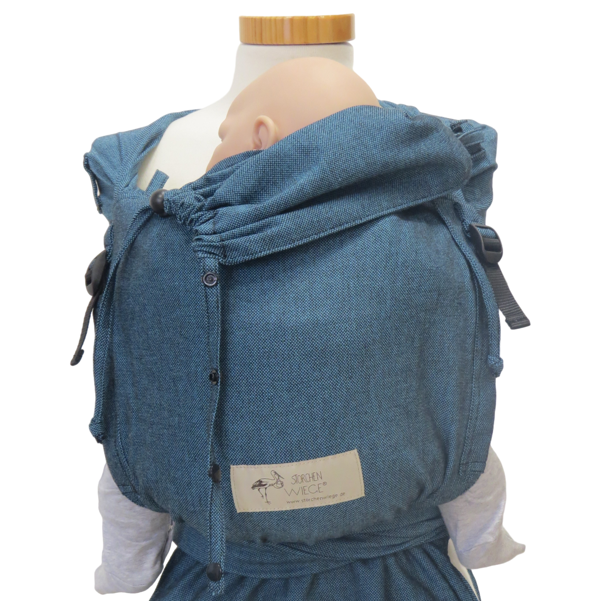 Storchenwiege Bondima Wrap Portabebés - Turquoise