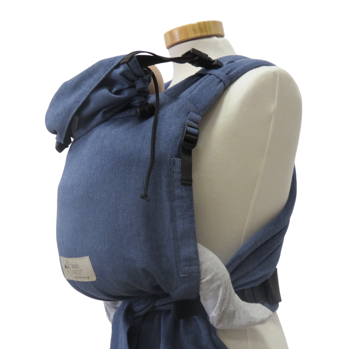 Storchenwiege Talemo Half-Buckle Porte-bébé - Denim