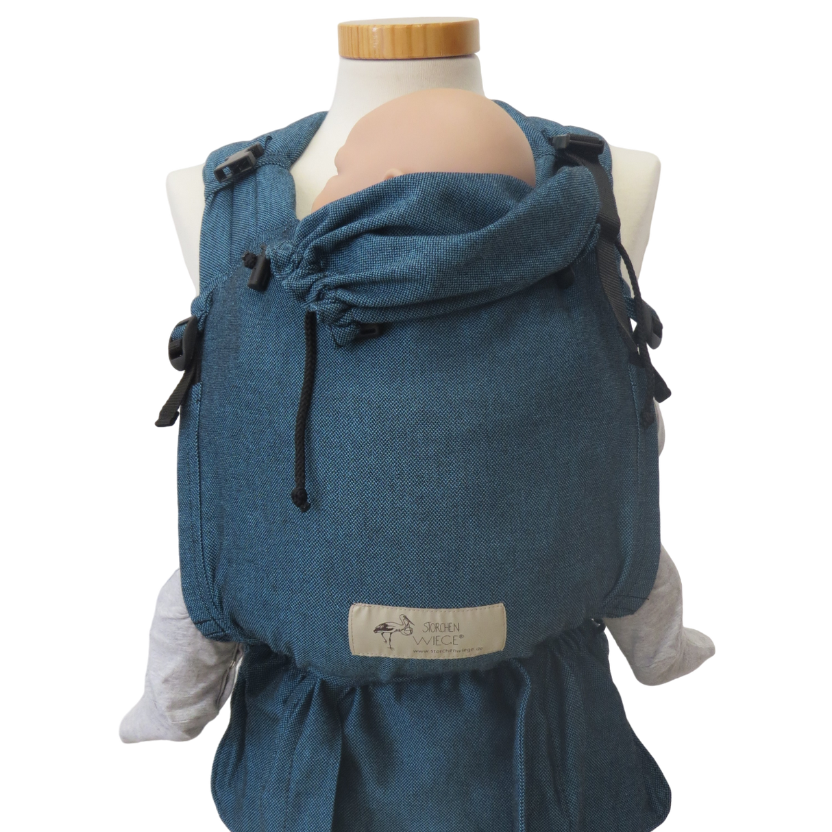 Porte-bébé Storchenwiege - Turquoise