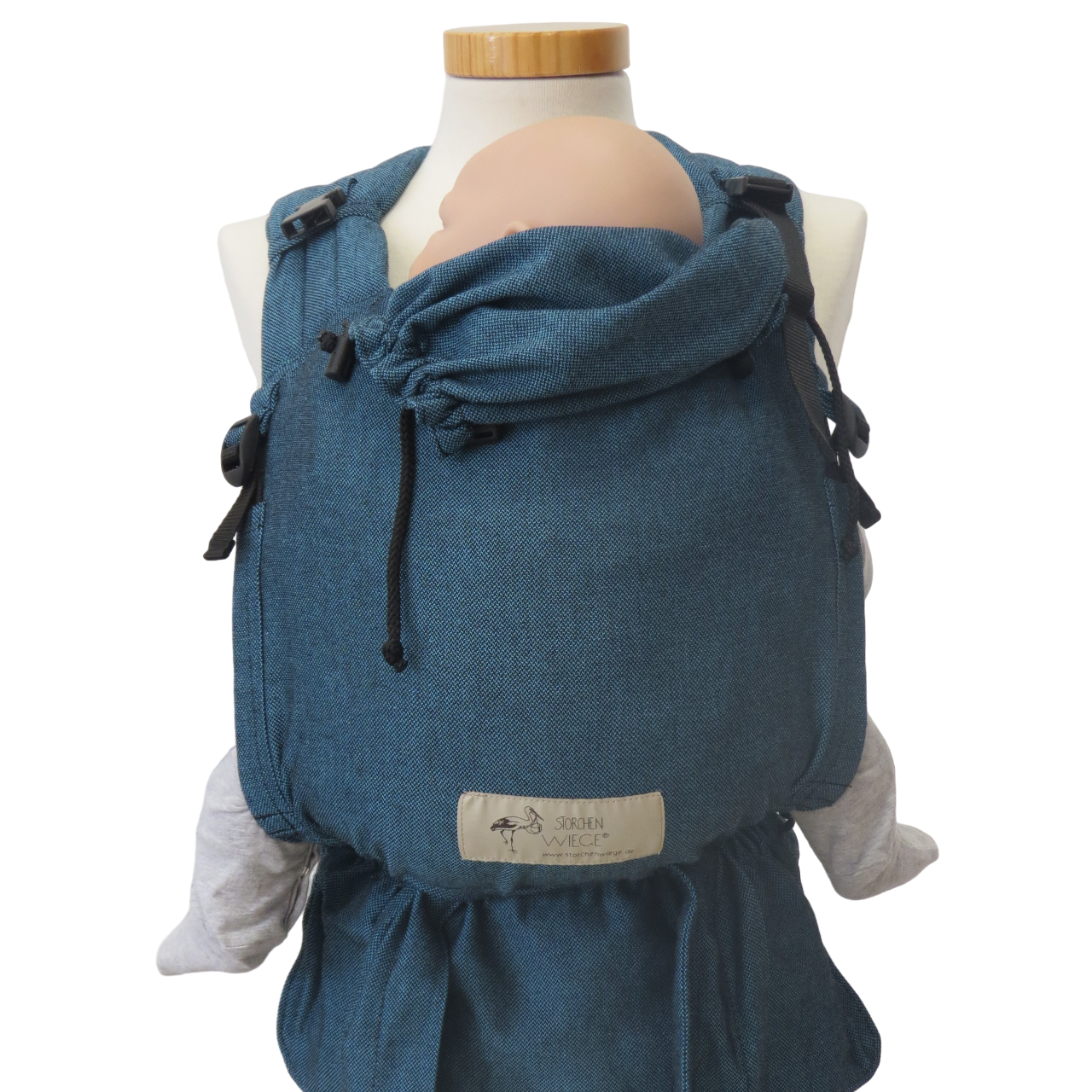 Porte-bébé Storchenwiege - Turquoise