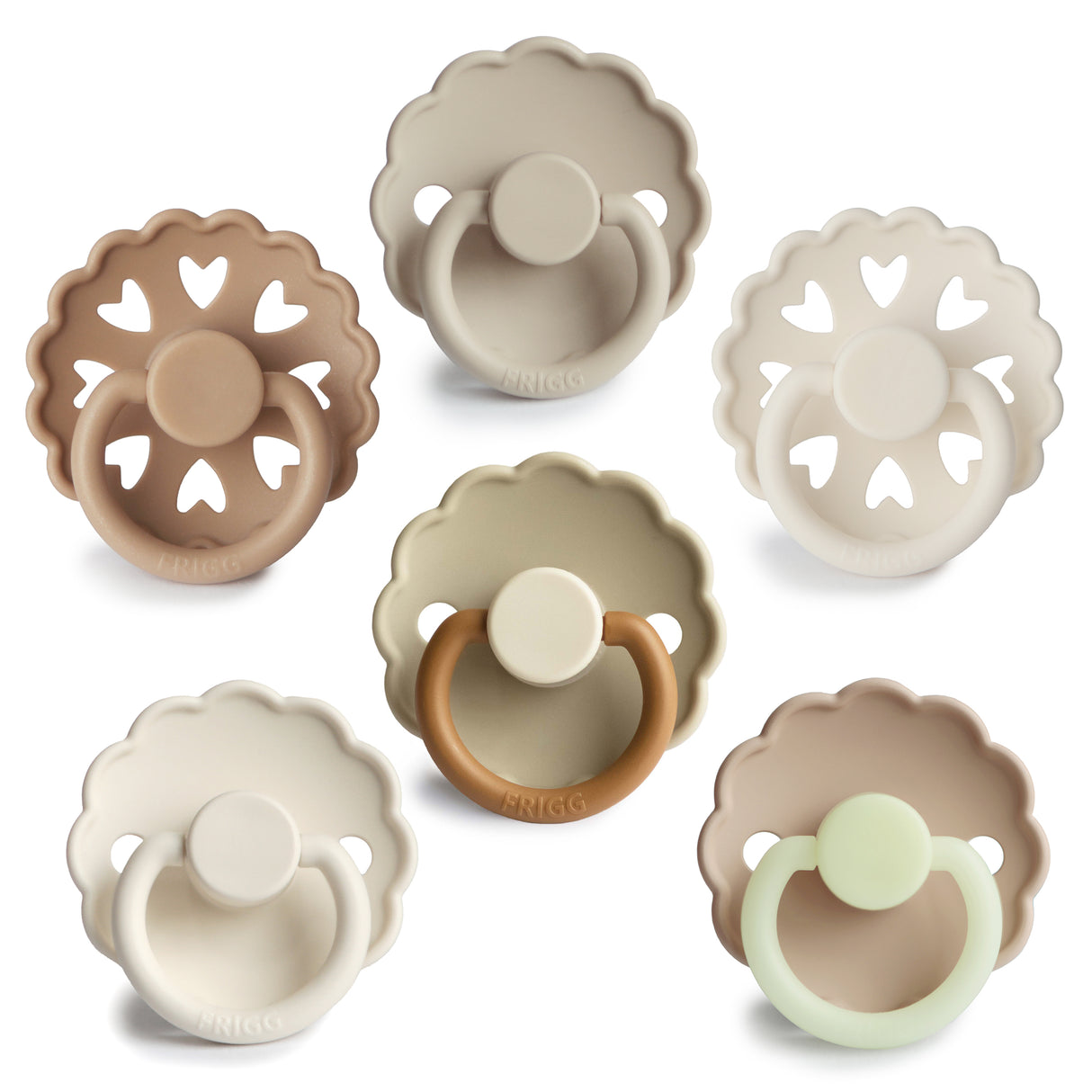 Shop Frigg 6-Pack Silicone Pacifier Box – Safe, Non-Toxic & Sustainable at Babymaxi