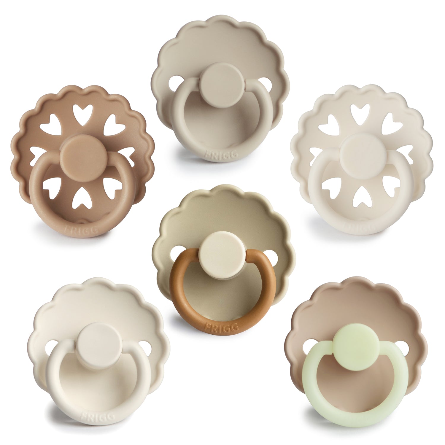 Shop Frigg 6-Pack Silicone Pacifier Box – Safe, Non-Toxic & Sustainable at Babymaxi
