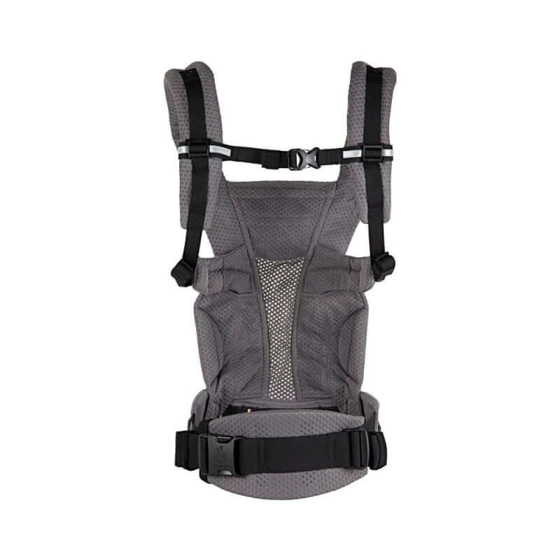 Ergobaby Omni Breeze - Graphite Grey ergonomic baby carrier with SoftFlex Mesh for breathability | Babymaxi