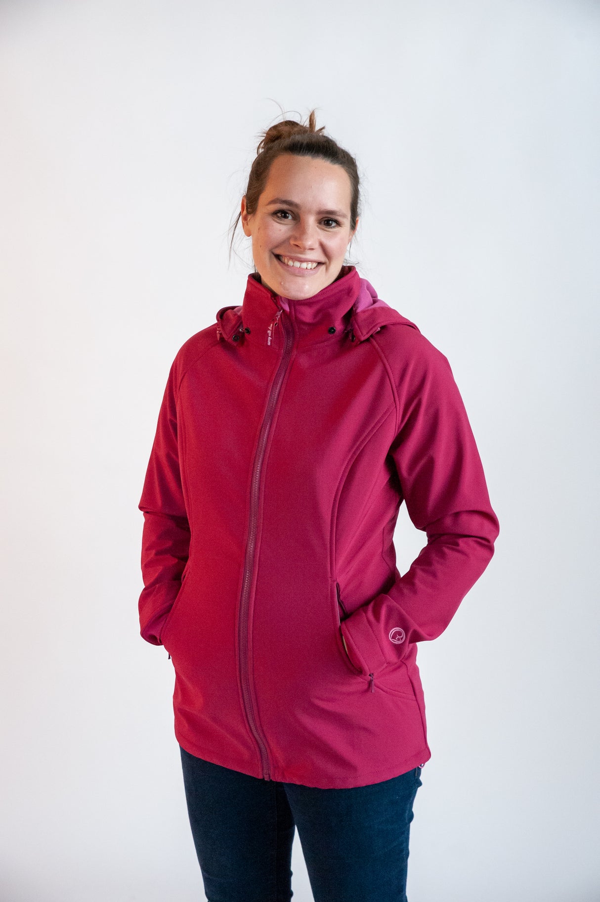 Mamalila Softshell Veste de Portage Allrounder - Berry