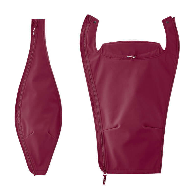 Mamalila Softshell Babywearing Jacket Allrounder - Berry removable lining and windproof design | Babymaxi