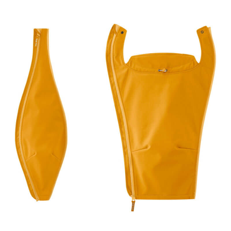 Mamalila Softshell Babywearing Jacket Allrounder - Mustard, versatile design, stylish and functional outerwear | Babymaxi