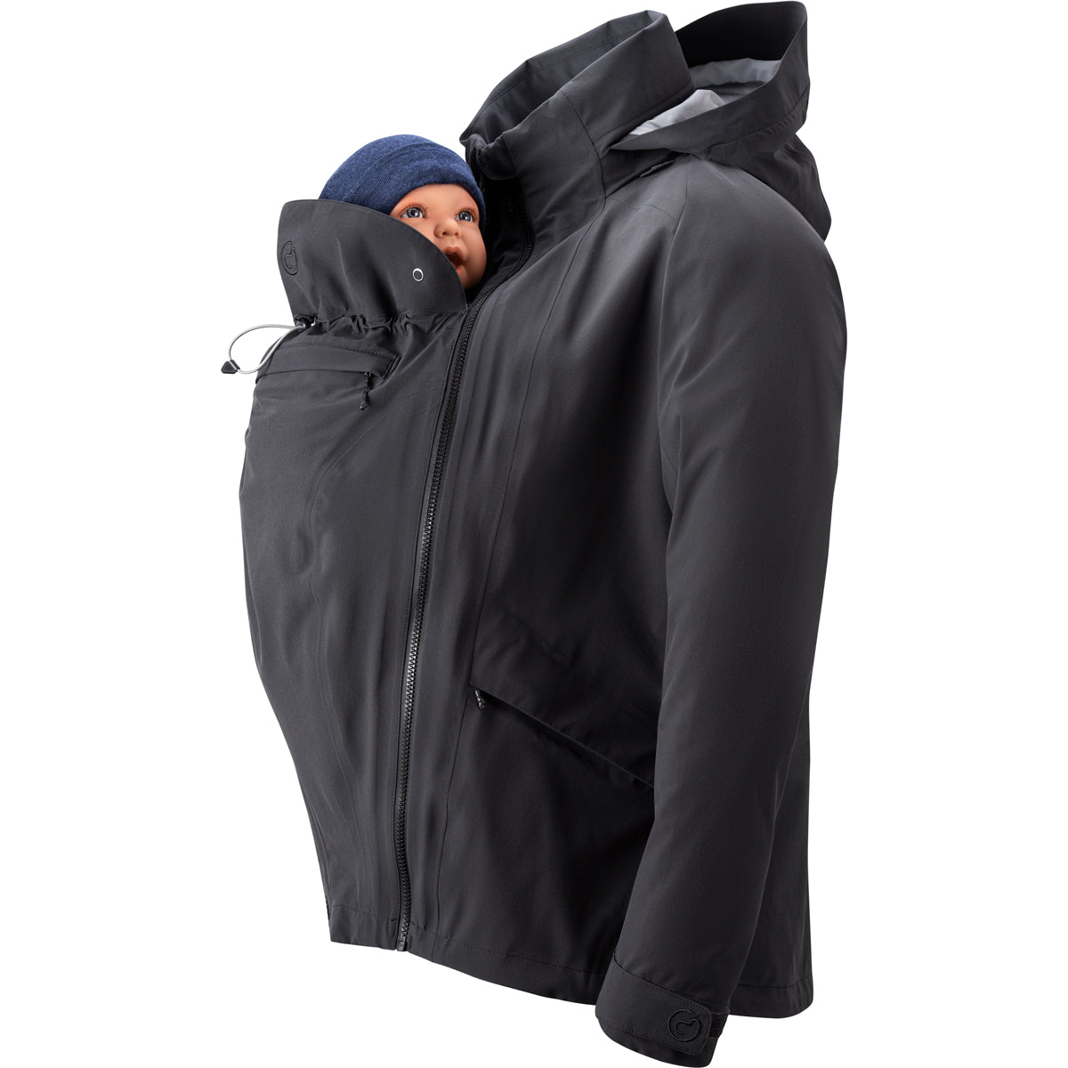 Mamalila Explorer Dad Imperméable Veste de Portage - Black