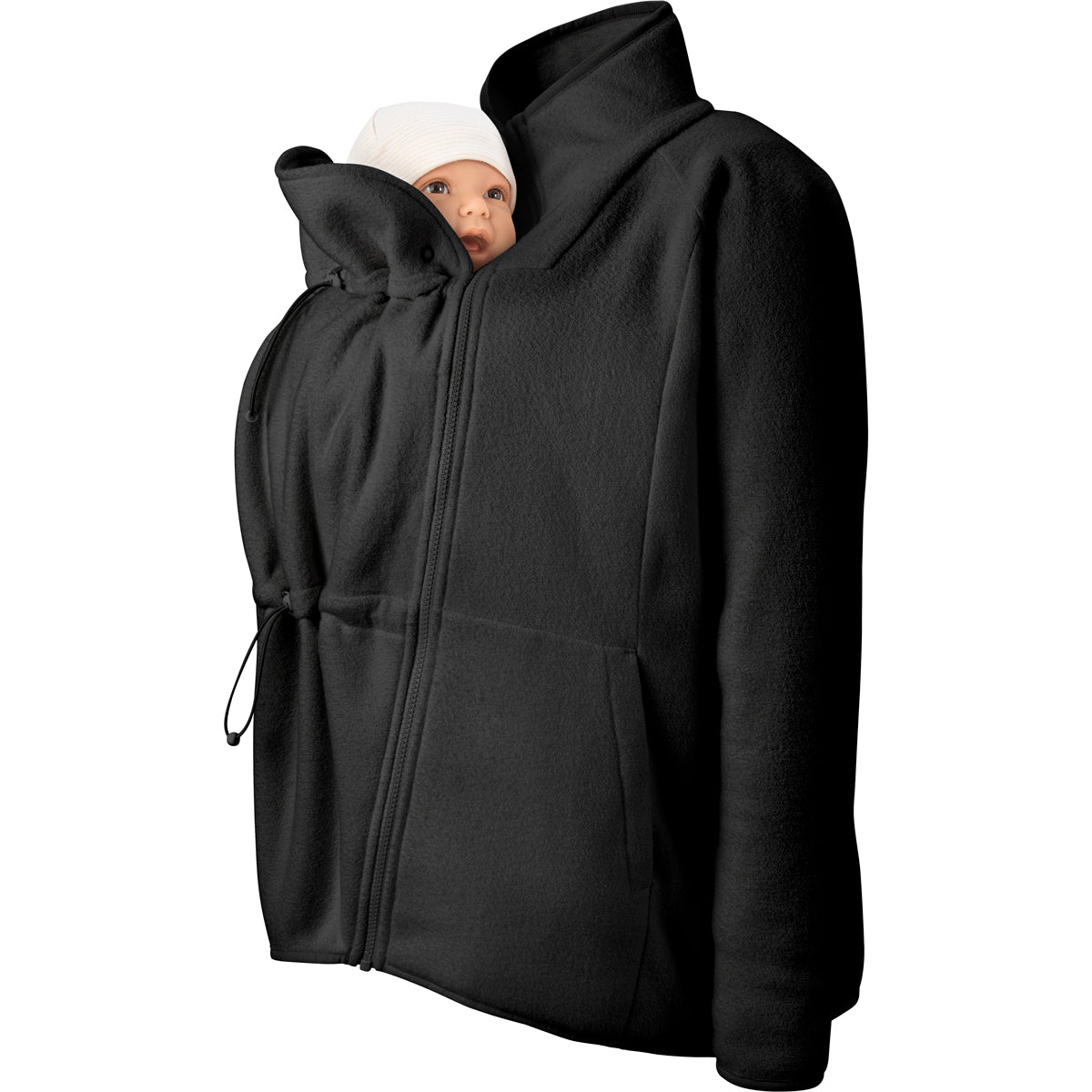 Veste polaire Porte-bébé Mamalila Basel – Black