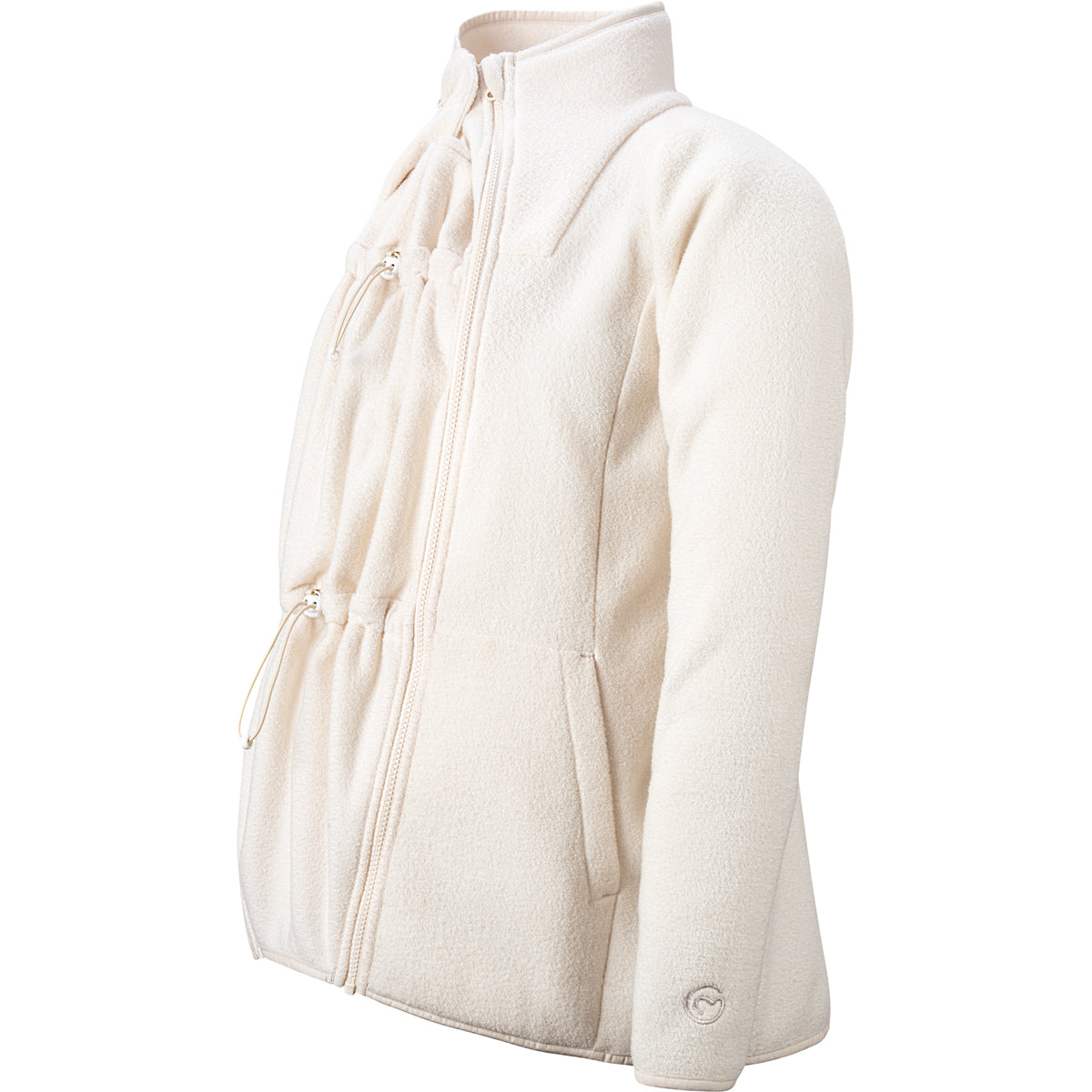 Veste polaire Porte-bébé Mamalila Basel – Blanc cassé
