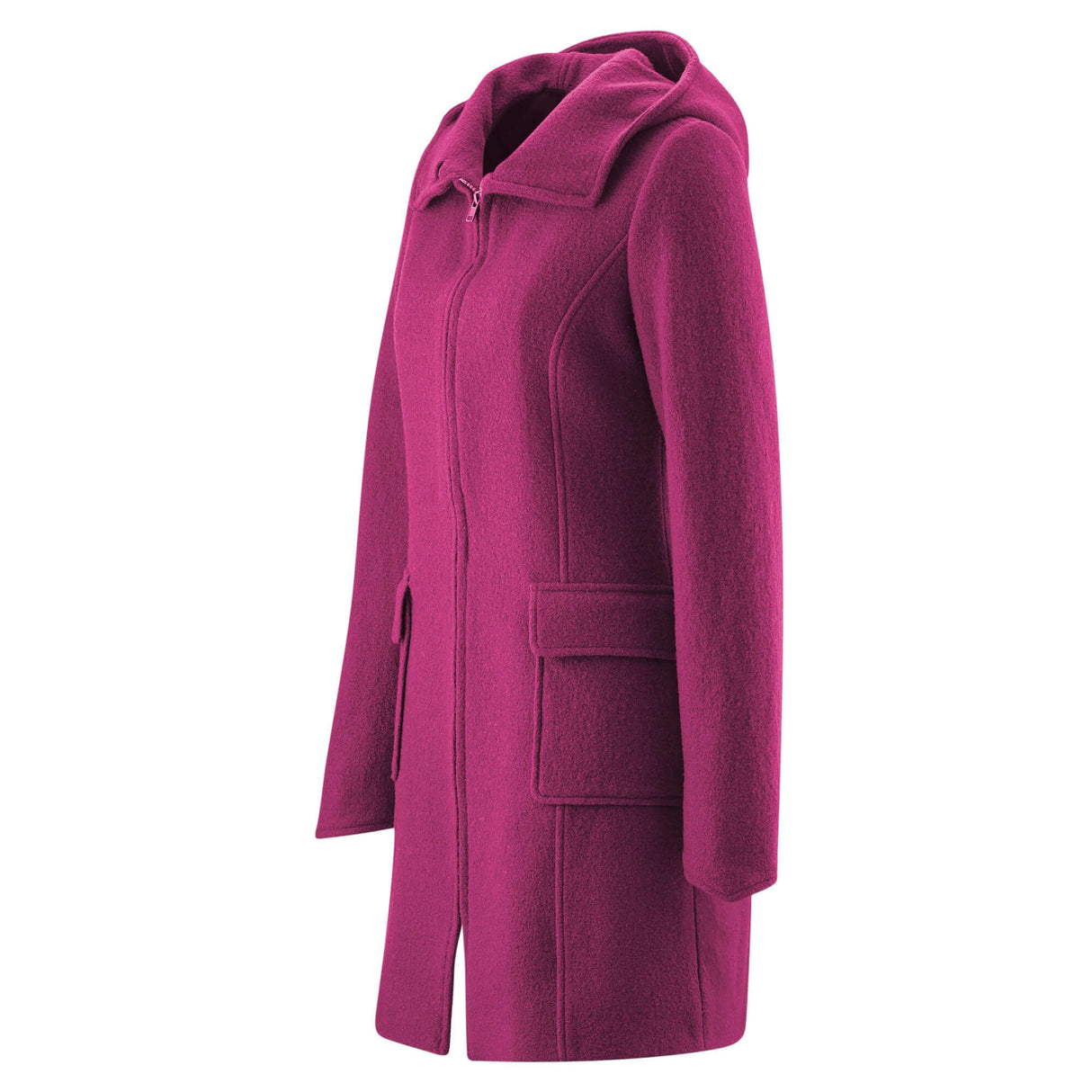 Shop Mamalila Mamalila Hooded Babywearing Coat Vienna - Berry at Babymaxi