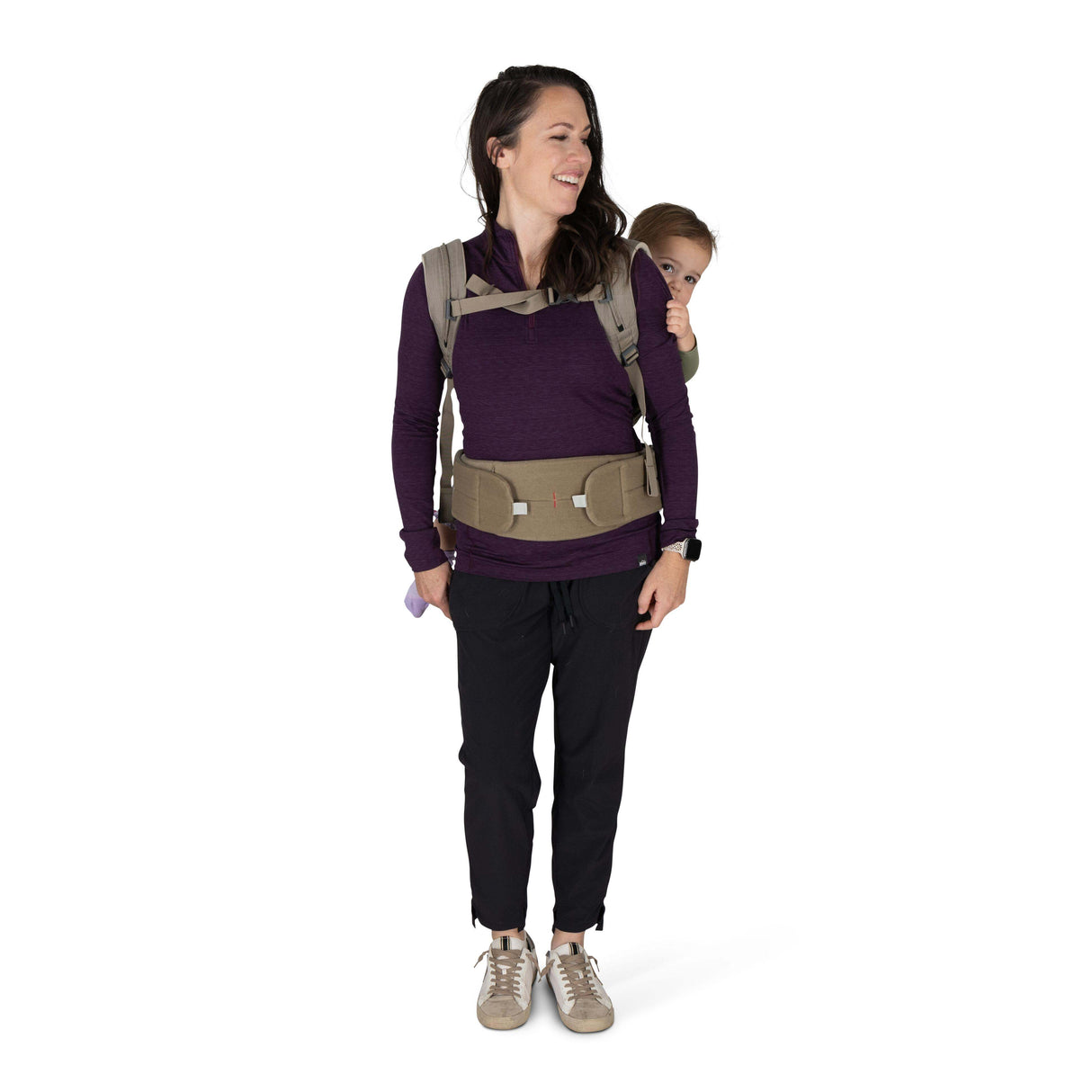 Shop Osprey Poco Soft Child Carrier LT - Tan Concrete at Babymaxi