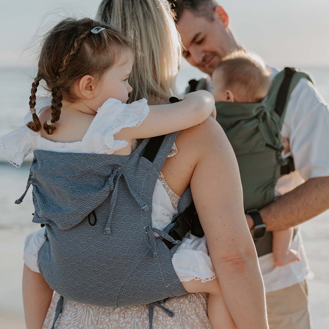 Porte-bébé Quokkababy E-Carrier - Blue Vibes