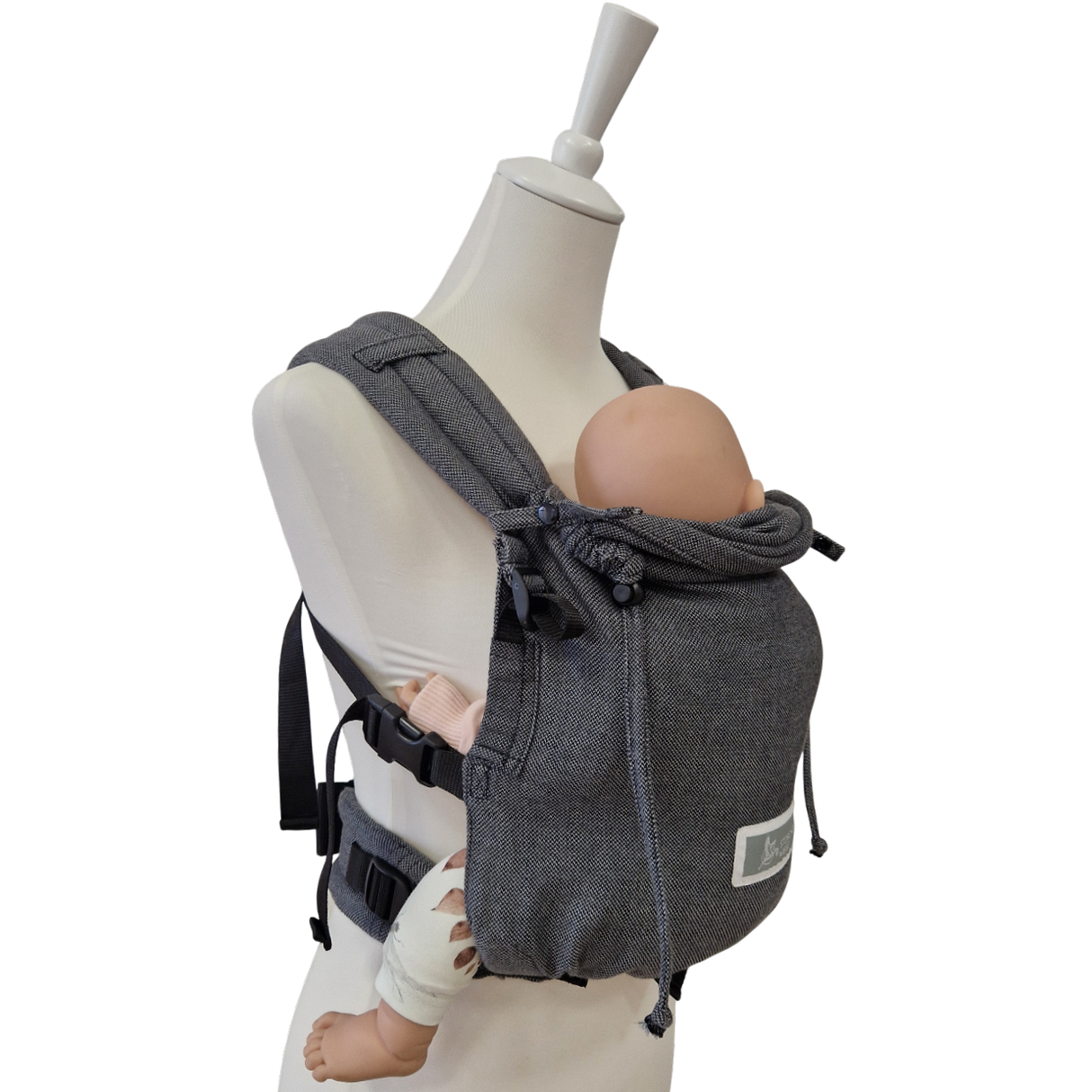 Stochenwiege Valeno Portabebés - Grafito