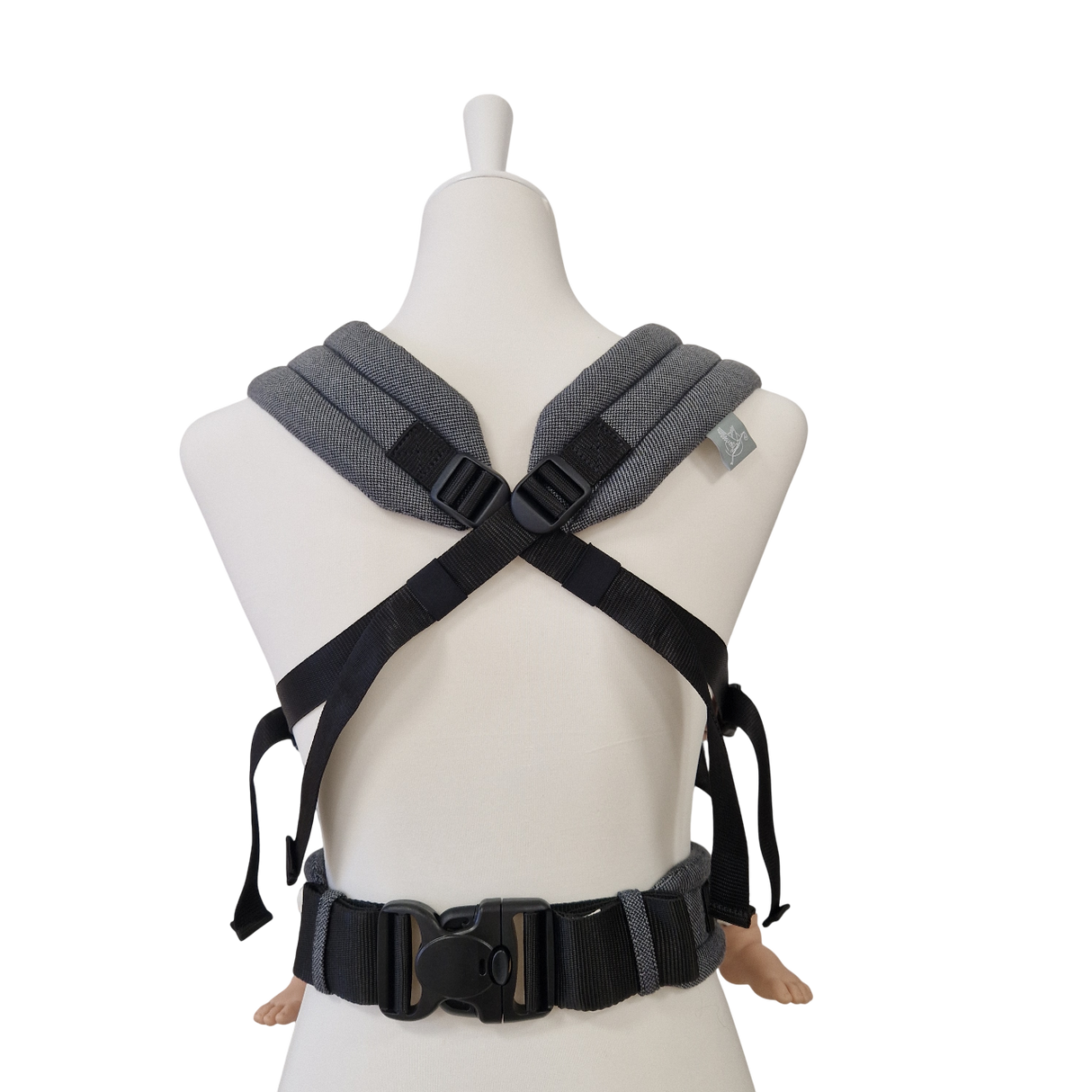 Stochenwiege Valeno Portabebés - Grafito