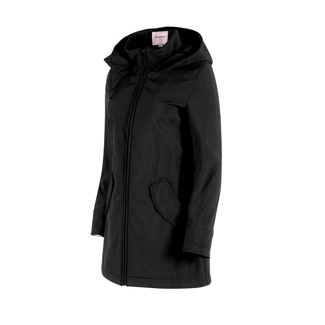 Wombat & Co. London Shell Manteau de Portage - Black