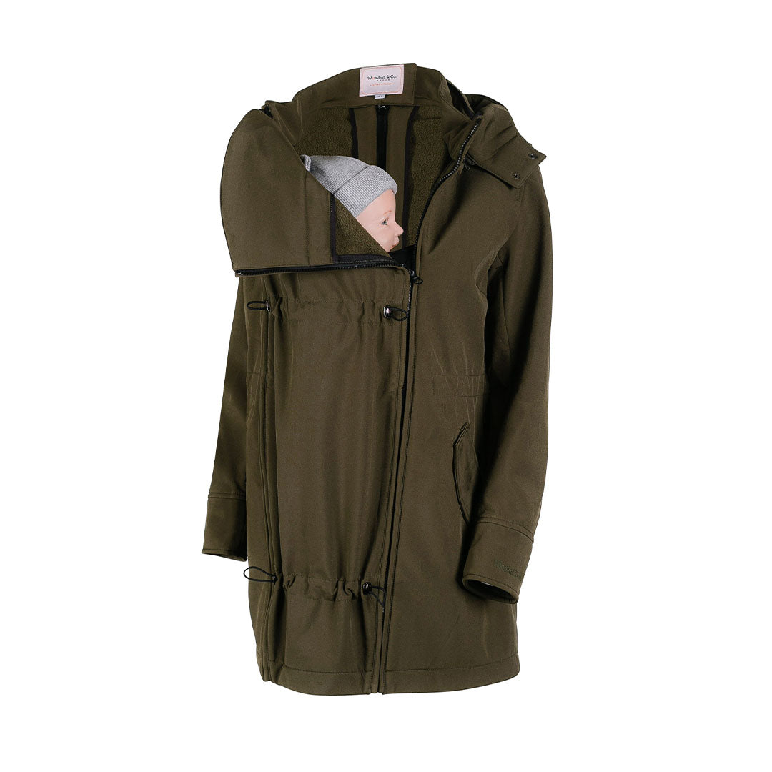 Wombat & Co. London Shell Manteau de Portage - Camo Green