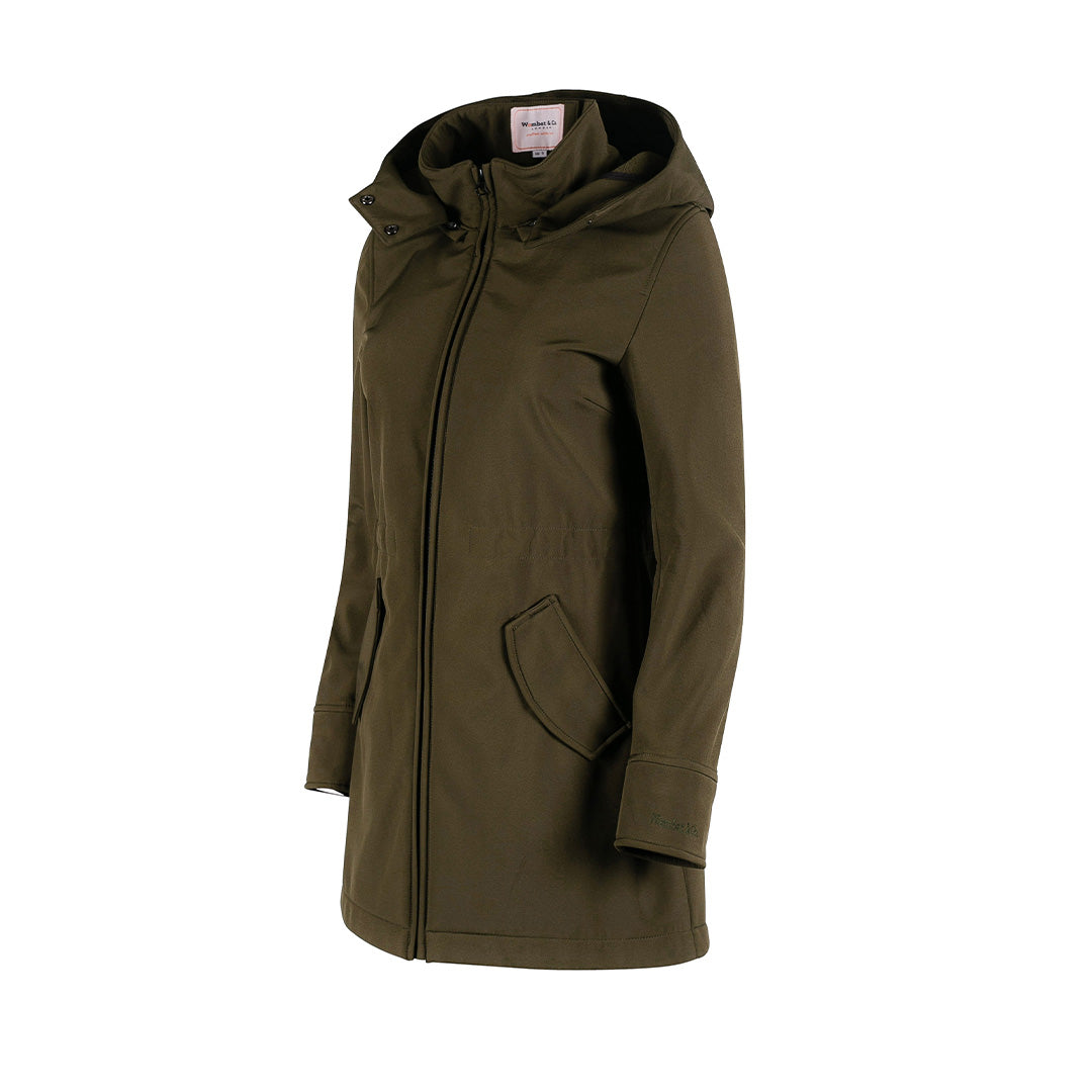 Wombat & Co. London Shell Manteau de Portage - Camo Green