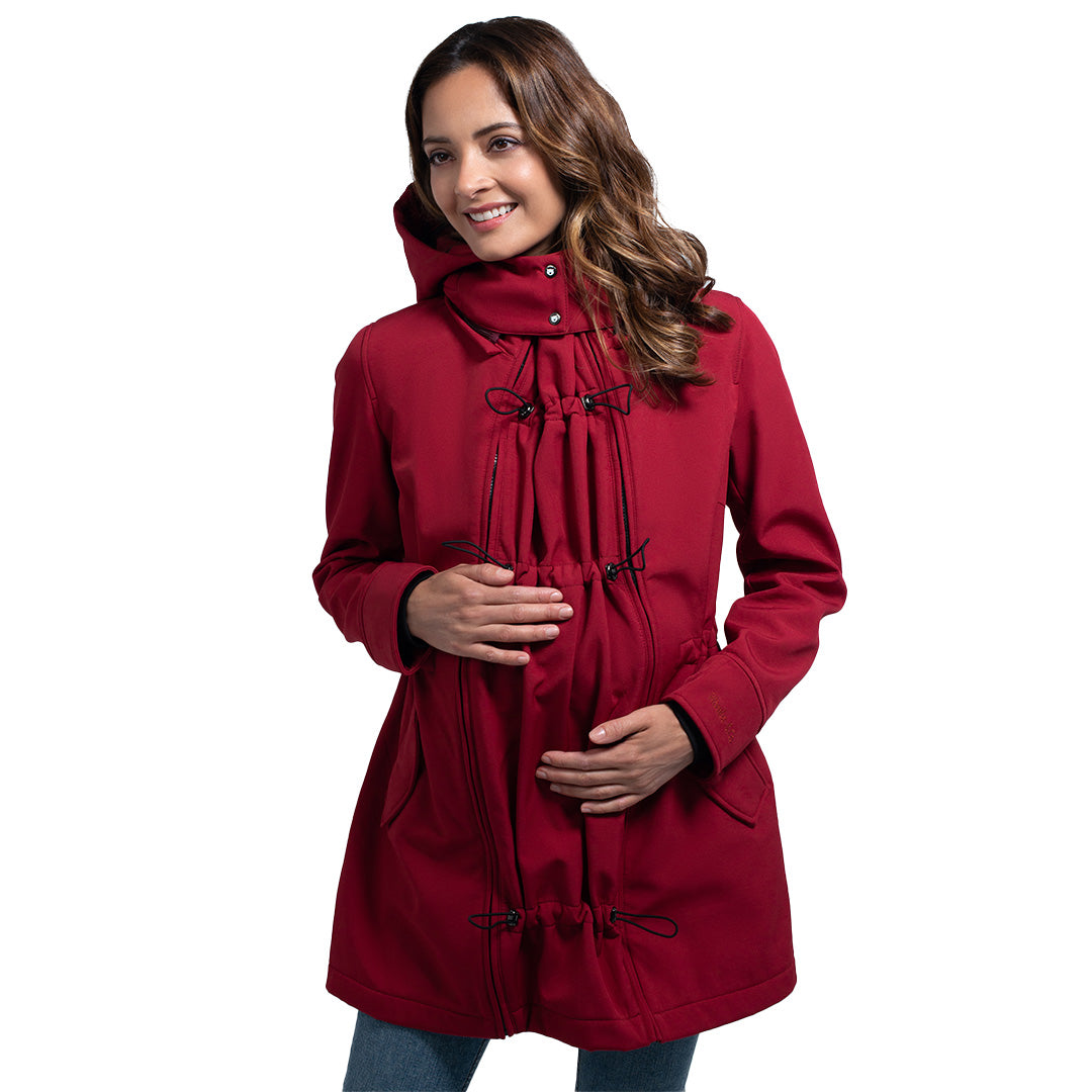 Wombat & Co. London Shell Manteau de Portage - Cherry Red