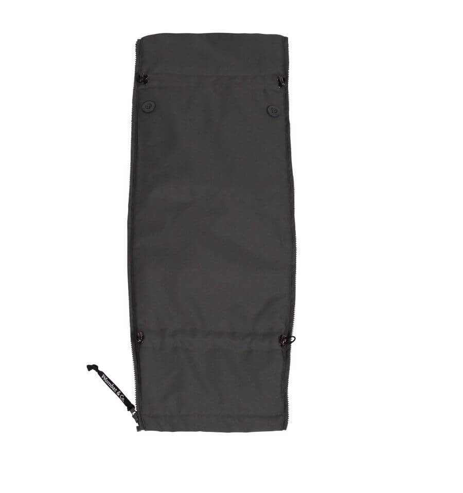 Wombat & Co. London - Wallaby Babywearing Coat - Grey & Black, versatile winter coat for maternity and babywearing | Babymaxi