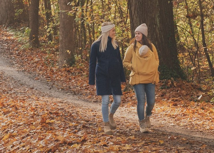 Mamalila Eco Wool Manteau de Portage Oslo - Camel