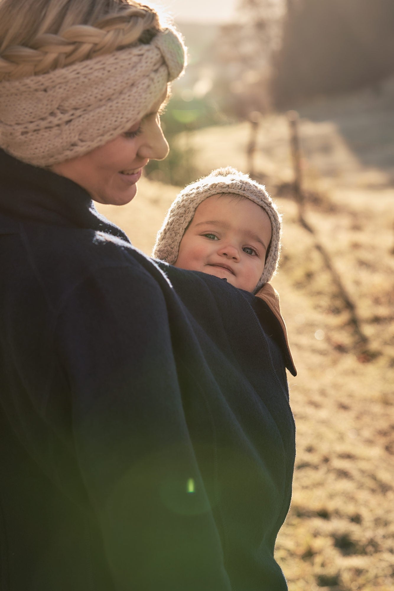 Mamalila Eco Wool Manteau de Portage Oslo - Navy