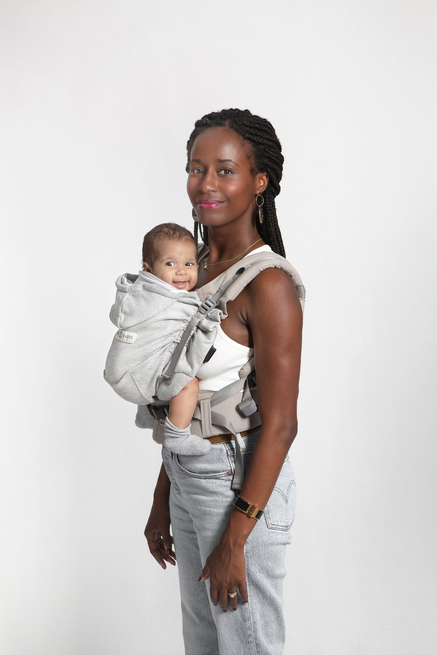 Love Radius HoodieCarrier 2 - Gris Athlétique