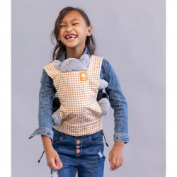 Tula Mini Fawn Gingham - Doll Carrier
